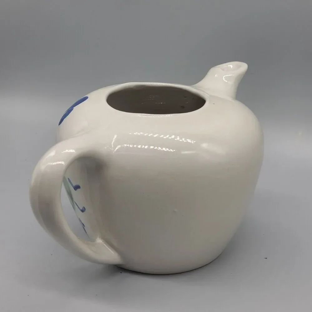 Vintage M.A. Hadley HOUSE Pattern 16 oz. Teapot Retired Home Sweet Home No Lid